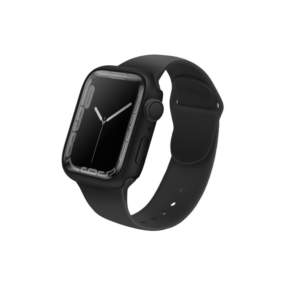 Uniq Apple Watch 45mm Legion Camlı Silikon Kasa Koruyucu